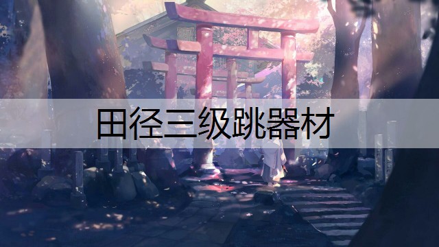 田径三级跳器材