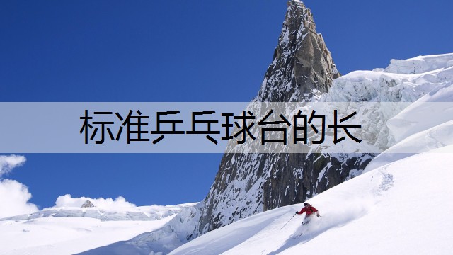 标准乒乓球台的长
