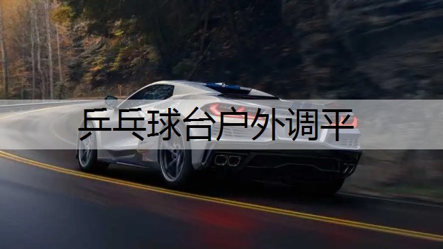 乒乓球台户外调平