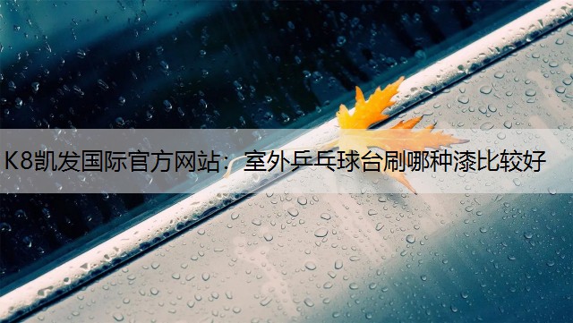 K8凯发国际官方网站：室外乒乓球台刷哪种漆比较好