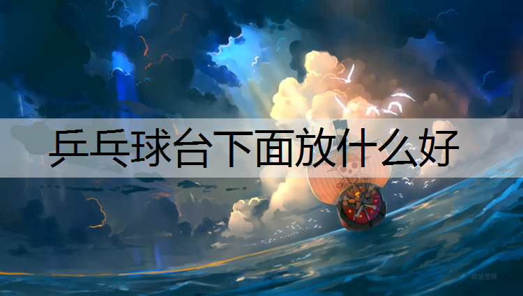 乒乓球台下面放什么好