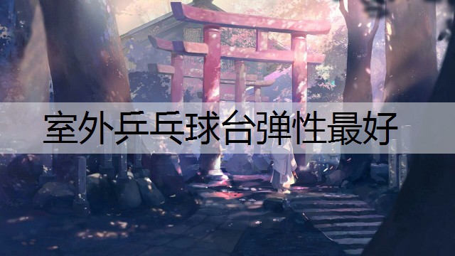 室外乒乓球台弹性最好