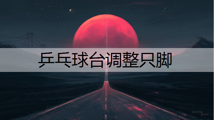 乒乓球台调整只脚